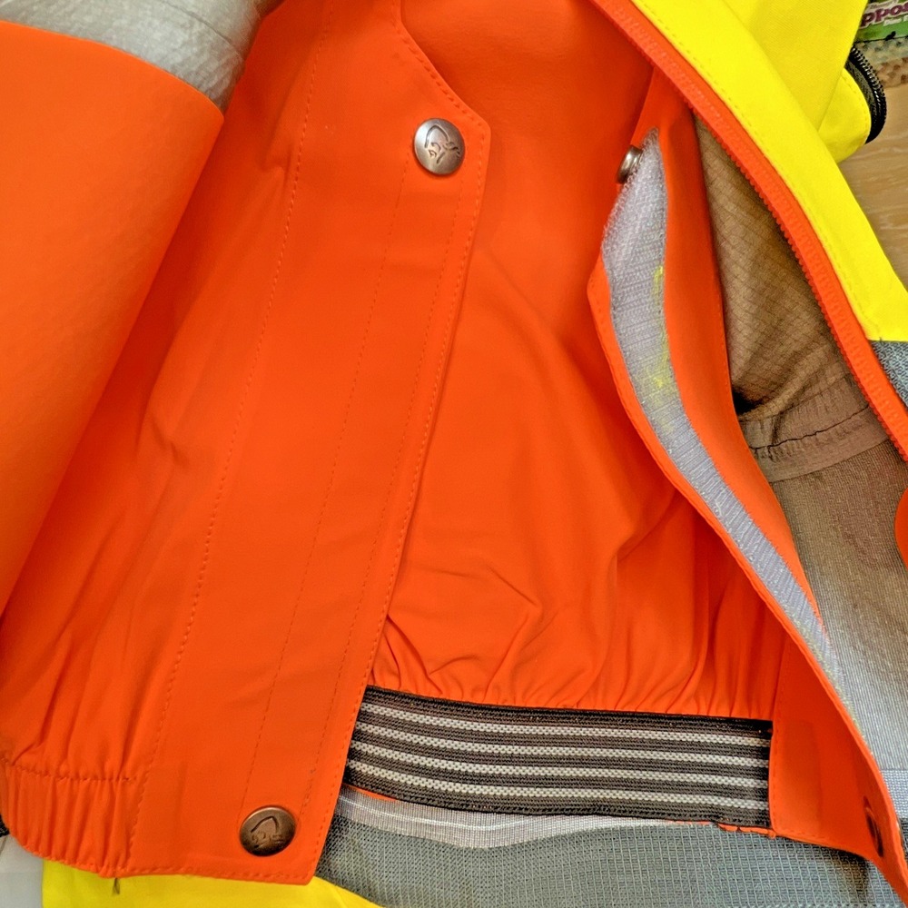 Norrona Lofoten Gore‑Tex Pro Ski Pants Women's Small Yellow Waterproof - Picture 11 of 12